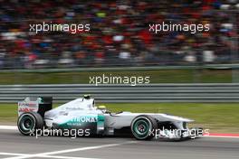 23.07.2011 Nurburgring, Germany,  Nico Rosberg (GER), Mercedes GP Petronas F1 Team - Formula 1 World Championship, Rd 10, German Grand Prix, Saturday Qualifying