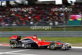 23.07.2011 Nurburgring, Germany,  Timo Glock (GER), Marussia Virgin Racing - Formula 1 World Championship, Rd 10, German Grand Prix, Saturday Qualifying