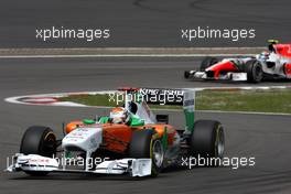 23.07.2011 Nurburgring, Germany,  Adrian Sutil (GER), Force India F1 Team - Formula 1 World Championship, Rd 10, German Grand Prix, Saturday Practice