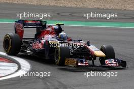 23.07.2011 Nurburgring, Germany,  Jaime Alguersuari (ESP), Scuderia Toro Rosso - Formula 1 World Championship, Rd 10, German Grand Prix, Saturday Practice