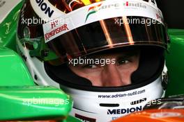 23.07.2011 Nurburgring, Germany,  Adrian Sutil (GER), Force India  - Formula 1 World Championship, Rd 10, German Grand Prix, Saturday Practice