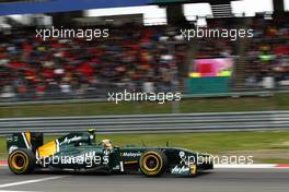 23.07.2011 Nurburgring, Germany,  Karun Chandhok (IND), Lotus F1 Team - Formula 1 World Championship, Rd 10, German Grand Prix, Saturday Qualifying