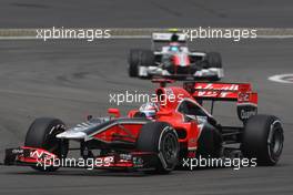 23.07.2011 Nurburgring, Germany,  Jérôme d'Ambrosio (BEL), Marussia Virgin Racing - Formula 1 World Championship, Rd 10, German Grand Prix, Saturday Practice