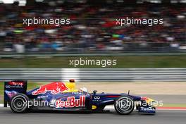 23.07.2011 Nurburgring, Germany,  Sebastian Vettel (GER), Red Bull Racing - Formula 1 World Championship, Rd 10, German Grand Prix, Saturday Qualifying