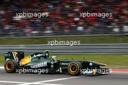 23.07.2011 Nurburgring, Germany,  Karun Chandhok (IND), Lotus F1 Team - Formula 1 World Championship, Rd 10, German Grand Prix, Saturday Qualifying