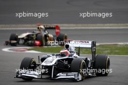 23.07.2011 Nurburgring, Germany,  Rubens Barrichello (BRA), AT&T Williams - Formula 1 World Championship, Rd 10, German Grand Prix, Saturday Practice