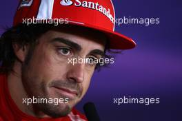 24.07.2011 Nurburgring, Germany,  Fernando Alonso (ESP), Scuderia Ferrari - Formula 1 World Championship, Rd 10, German Grand Prix, Sunday Press Conference