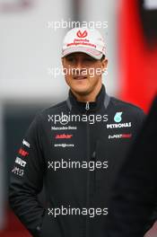 21.07.2011 , Germany,  Michael Schumacher (GER), Mercedes GP Petronas F1 Team - Formula 1 World Championship, Rd 10, German Grand Prix, Thursday