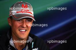 21.07.2011 , Germany,  Michael Schumacher (GER), Mercedes GP Petronas F1 Team - Formula 1 World Championship, Rd 10, German Grand Prix, Thursday Press Conference