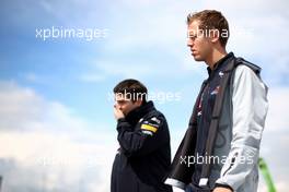 21.07.2011 , Germany,  Sebastian Vettel (GER), Red Bull Racing walks the circuit - Formula 1 World Championship, Rd 10, German Grand Prix, Thursday