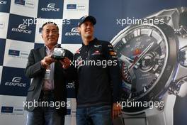 21.07.2011 , Germany,  The launch of the new Casio Edifice Sebastian Vettel Watch, Sebastian Vettel (GER), Red Bull Racing - Formula 1 World Championship, Rd 10, German Grand Prix, Thursday