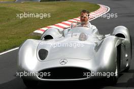 21.07.2011 , Germany,  Michael Schumacher (GER), Mercedes GP drives the 1956 Mercedes W196s  - Formula 1 World Championship, Rd 10, German Grand Prix, Thursday