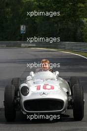 21.07.2011 , Germany,  Nico Rosberg (GER), Mercedes GP drives the 1956 Mercedes W196  - Formula 1 World Championship, Rd 10, German Grand Prix, Thursday
