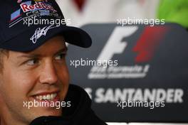 21.07.2011 , Germany,  Sebastian Vettel (GER), Red Bull Racing - Formula 1 World Championship, Rd 10, German Grand Prix, Thursday Press Conference