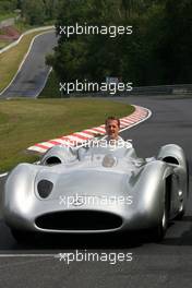 21.07.2011 , Germany,  Michael Schumacher (GER), Mercedes GP drives the 1956 Mercedes W196s    - Formula 1 World Championship, Rd 10, German Grand Prix, Thursday