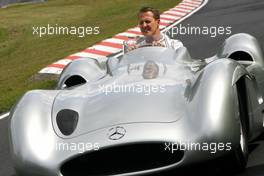 21.07.2011 , Germany,  Michael Schumacher (GER), Mercedes GP drives the 1956 Mercedes W196s - Formula 1 World Championship, Rd 10, German Grand Prix, Thursday