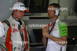 29.07.2011 Budapest, Hungary,  Nico Hulkenberg (GER), Force India F1 Team, Test Driver - Formula 1 World Championship, Rd 11, Hungarian Grand Prix, Friday Practice