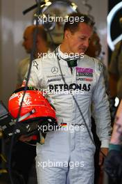 29.07.2011 Budapest, Hungary,  Michael Schumacher (GER), Mercedes GP Petronas F1 Team - Formula 1 World Championship, Rd 11, Hungarian Grand Prix, Friday Practice
