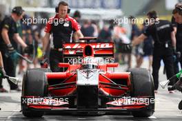 29.07.2011 Budapest, Hungary,  Timo Glock (GER), Marussia Virgin Racing - Formula 1 World Championship, Rd 11, Hungarian Grand Prix, Friday Practice
