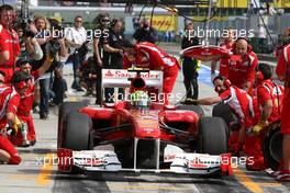 29.07.2011 Budapest, Hungary,  Felipe Massa (BRA), Scuderia Ferrari, F150 - Formula 1 World Championship, Rd 11, Hungarian Grand Prix, Friday Practice