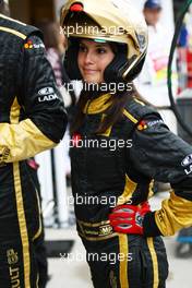 29.07.2011 Budapest, Hungary,  Marion Jolles (FRA), French TV TF1 - Formula 1 World Championship, Rd 11, Hungarian Grand Prix, Friday