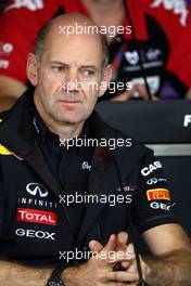 29.07.2011 Budapest, Hungary,  Adrian Newey (GBR), Red Bull Racing, Technical Operations Director - Formula 1 World Championship, Rd 11, Hungarian Grand Prix, Friday Press Conference