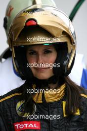 29.07.2011 Budapest, Hungary,  Marion Jolles (FRA), French TV TF1 - Formula 1 World Championship, Rd 11, Hungarian Grand Prix, Friday Practice