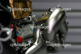 29.07.2011 Budapest, Hungary,  Scuderia Toro Rosso, Technical detail, exhaust - Formula 1 World Championship, Rd 11, Hungarian Grand Prix, Friday Practice