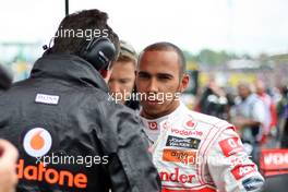 31.07.2011 Budapest, Hungary,  Lewis Hamilton (GBR), McLaren Mercedes - Formula 1 World Championship, Rd 11, Hungarian Grand Prix, Sunday Pre-Race Grid