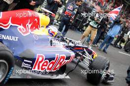 31.07.2011 Budapest, Hungary,  Sebastian Vettel (GER), Red Bull Racing - Formula 1 World Championship, Rd 11, Hungarian Grand Prix, Sunday Pre-Race Grid