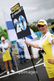 31.07.2011 Budapest, Hungary,  Grid girl - Formula 1 World Championship, Rd 11, Hungarian Grand Prix, Sunday Grid Girl