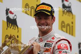 31.07.2011 Budapest, Hungary,  Jenson Button (GBR), McLaren Mercedes - Formula 1 World Championship, Rd 11, Hungarian Grand Prix, Sunday Podium