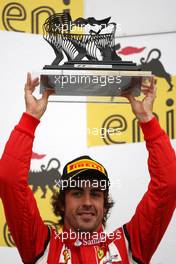 31.07.2011 Budapest, Hungary,  Fernando Alonso (ESP), Scuderia Ferrari - Formula 1 World Championship, Rd 11, Hungarian Grand Prix, Sunday Podium