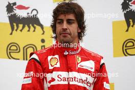 31.07.2011 Budapest, Hungary,  Fernando Alonso (ESP), Scuderia Ferrari - Formula 1 World Championship, Rd 11, Hungarian Grand Prix, Sunday Podium