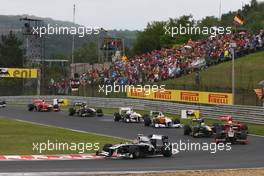 31.07.2011 Budapest, Hungary,  Pastor Maldonado (VEN), AT&T Williams - Formula 1 World Championship, Rd 11, Hungarian Grand Prix, Sunday Race