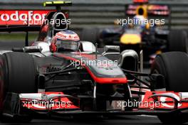 31.07.2011 Budapest, Hungary,  Jenson Button (GBR), McLaren Mercedes - Formula 1 World Championship, Rd 11, Hungarian Grand Prix, Sunday Race
