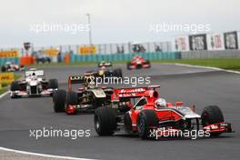 31.07.2011 Budapest, Hungary,  Timo Glock (GER), Marussia Virgin Racing - Formula 1 World Championship, Rd 11, Hungarian Grand Prix, Sunday Race