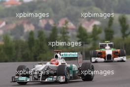 31.07.2011 Budapest, Hungary,  Michael Schumacher (GER), Mercedes GP Petronas F1 Team - Formula 1 World Championship, Rd 11, Hungarian Grand Prix, Sunday Race
