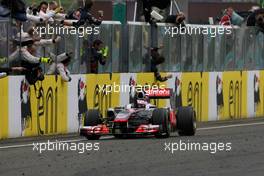 31.07.2011 Budapest, Hungary,  Jenson Button (GBR), McLaren Mercedes  - Formula 1 World Championship, Rd 11, Hungarian Grand Prix, Sunday Race