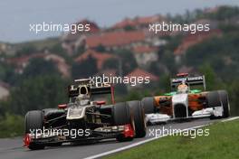 31.07.2011 Budapest, Hungary,  Nick Heidfeld (GER), Lotus Renault GP - Formula 1 World Championship, Rd 11, Hungarian Grand Prix, Sunday Race