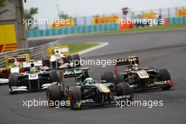 31.07.2011 Budapest, Hungary,  Heikki Kovalainen (FIN), Team Lotus - Formula 1 World Championship, Rd 11, Hungarian Grand Prix, Sunday Race