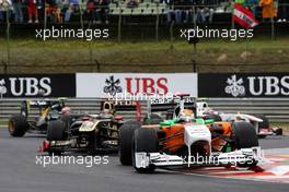 31.07.2011 Budapest, Hungary,  Adrian Sutil (GER), Force India F1 Team - Formula 1 World Championship, Rd 11, Hungarian Grand Prix, Sunday Race