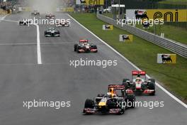 31.07.2011 Budapest, Hungary,  Sebastian Vettel (GER), Red Bull Racing  - Formula 1 World Championship, Rd 11, Hungarian Grand Prix, Sunday Race