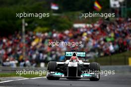 31.07.2011 Budapest, Hungary,  Michael Schumacher (GER), Mercedes GP Petronas F1 Team - Formula 1 World Championship, Rd 11, Hungarian Grand Prix, Sunday Race