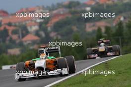 31.07.2011 Budapest, Hungary,  Adrian Sutil (GER), Force India F1 Team - Formula 1 World Championship, Rd 11, Hungarian Grand Prix, Sunday Race