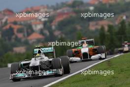 31.07.2011 Budapest, Hungary,  Nico Rosberg (GER), Mercedes GP Petronas F1 Team - Formula 1 World Championship, Rd 11, Hungarian Grand Prix, Sunday Race