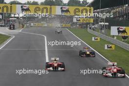 31.07.2011 Budapest, Hungary,  Fernando Alonso (ESP), Scuderia Ferrari  - Formula 1 World Championship, Rd 11, Hungarian Grand Prix, Sunday Race