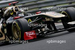 30.07.2011 Budapest, Hungary,  Nick Heidfeld (GER), Lotus Renault F1 Team  - Formula 1 World Championship, Rd 11, Hungarian Grand Prix, Saturday Qualifying