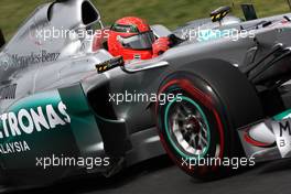 30.07.2011 Budapest, Hungary,  Michael Schumacher (GER), Mercedes GP Petronas F1 Team - Formula 1 World Championship, Rd 11, Hungarian Grand Prix, Saturday Qualifying