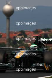 30.07.2011 Budapest, Hungary,  Heikki Kovalainen (FIN), Team Lotus - Formula 1 World Championship, Rd 11, Hungarian Grand Prix, Saturday Practice